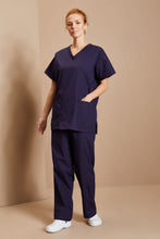 Charger l'image dans la galerie, Pyjama médical unisexe Bleu Marine