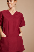 Charger l'image dans la galerie, Tunique Medicale Bordeaux Col V Mixte