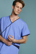 Charger l'image dans la galerie, Tunique Médicale Bleu Col En V