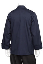 Charger l'image dans la galerie, Veste de Cuisine Bleu Marine à Manches Longues