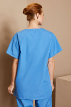 Charger l'image dans la galerie, Tunique Médicale Turquoise Col V Mixte