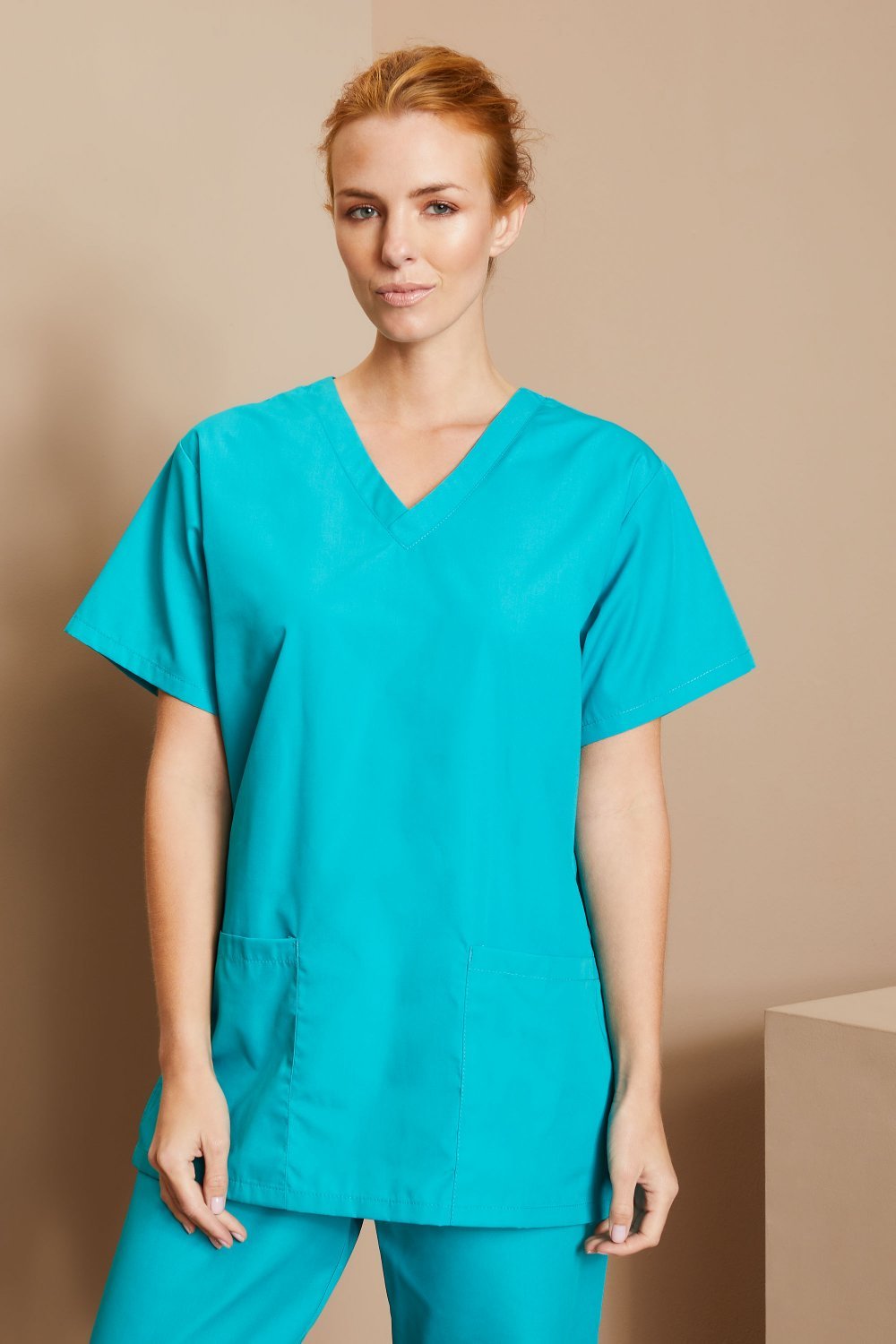 Tunique Médicale Jade Col V Mixte