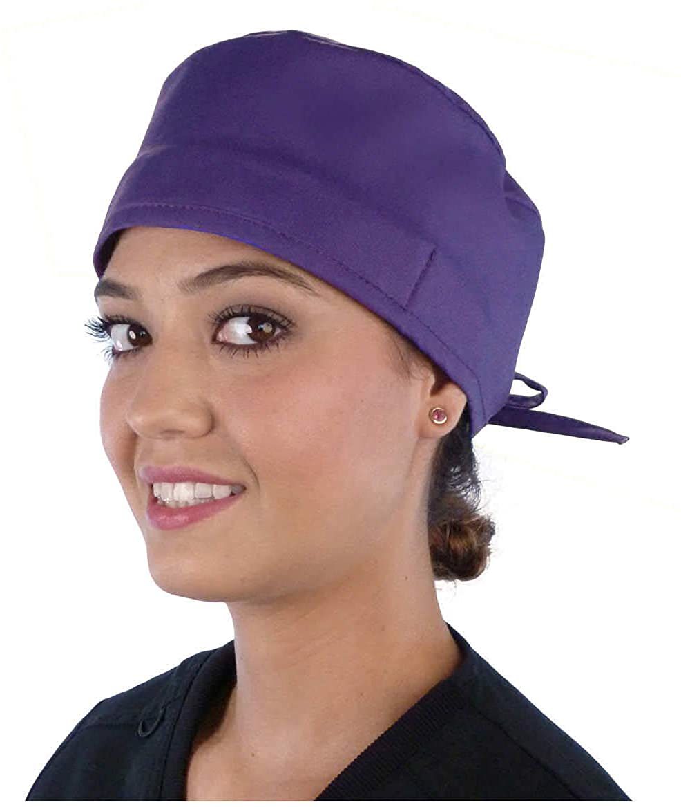 Calot médical Mauve en Tissu Lavable et Réutilisable