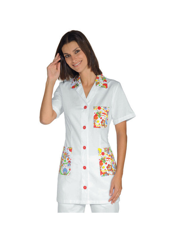 Blouse Pédiatre Manches Courtes
