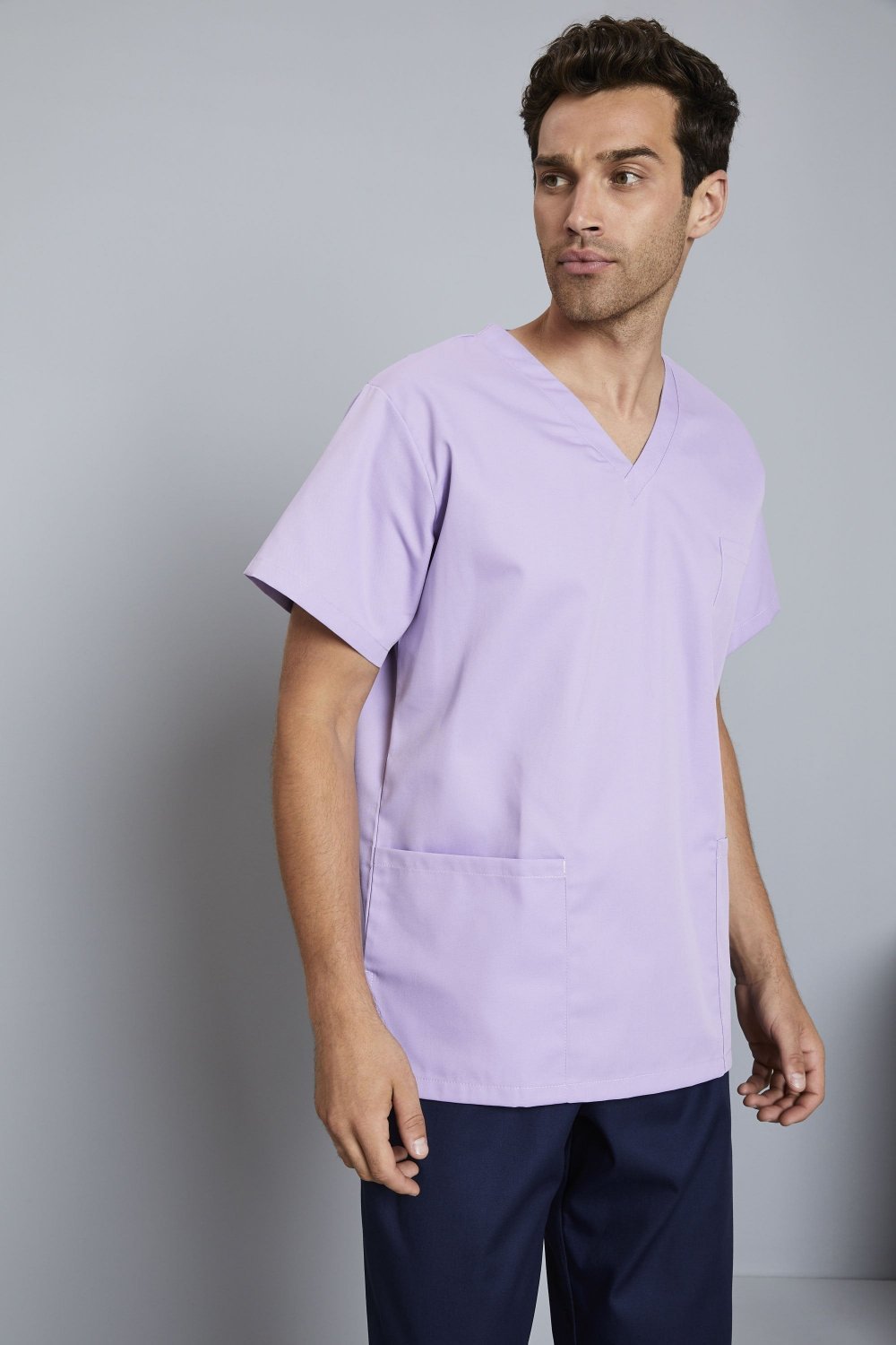 Pyjama médical unisexe Lilas
