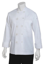 Charger l&#39;image dans la galerie, Veste de Cuisine Blanche à Manches Longues
